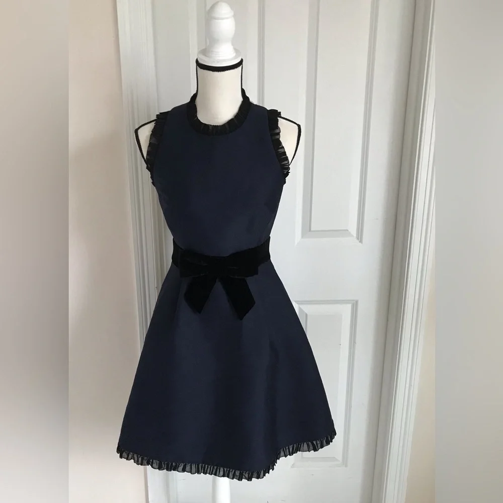 Kate Spade Velvet Bow Dress